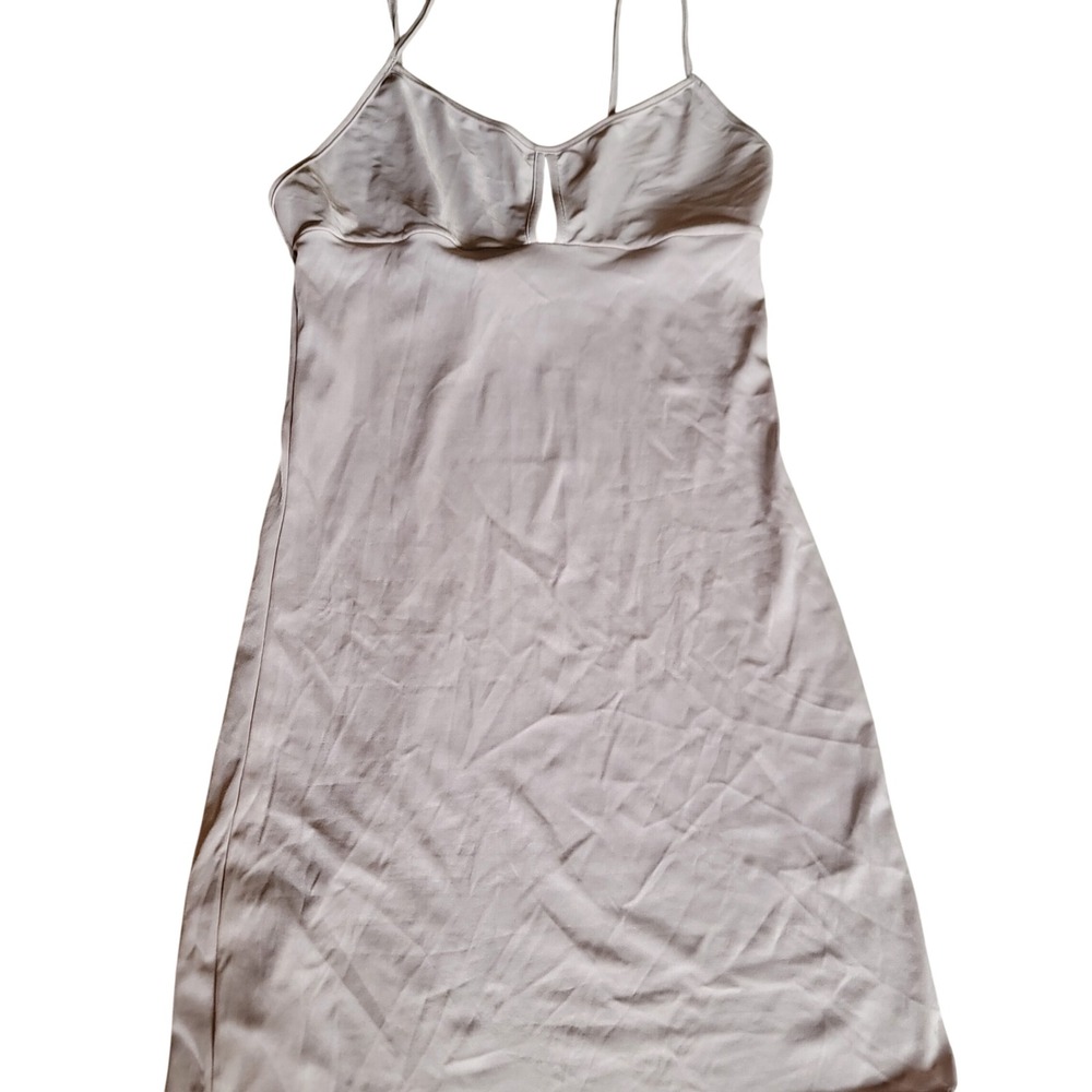 The Lingerie Collection‎ Nude Slip Dress Mini 90s Minimalist Sexy